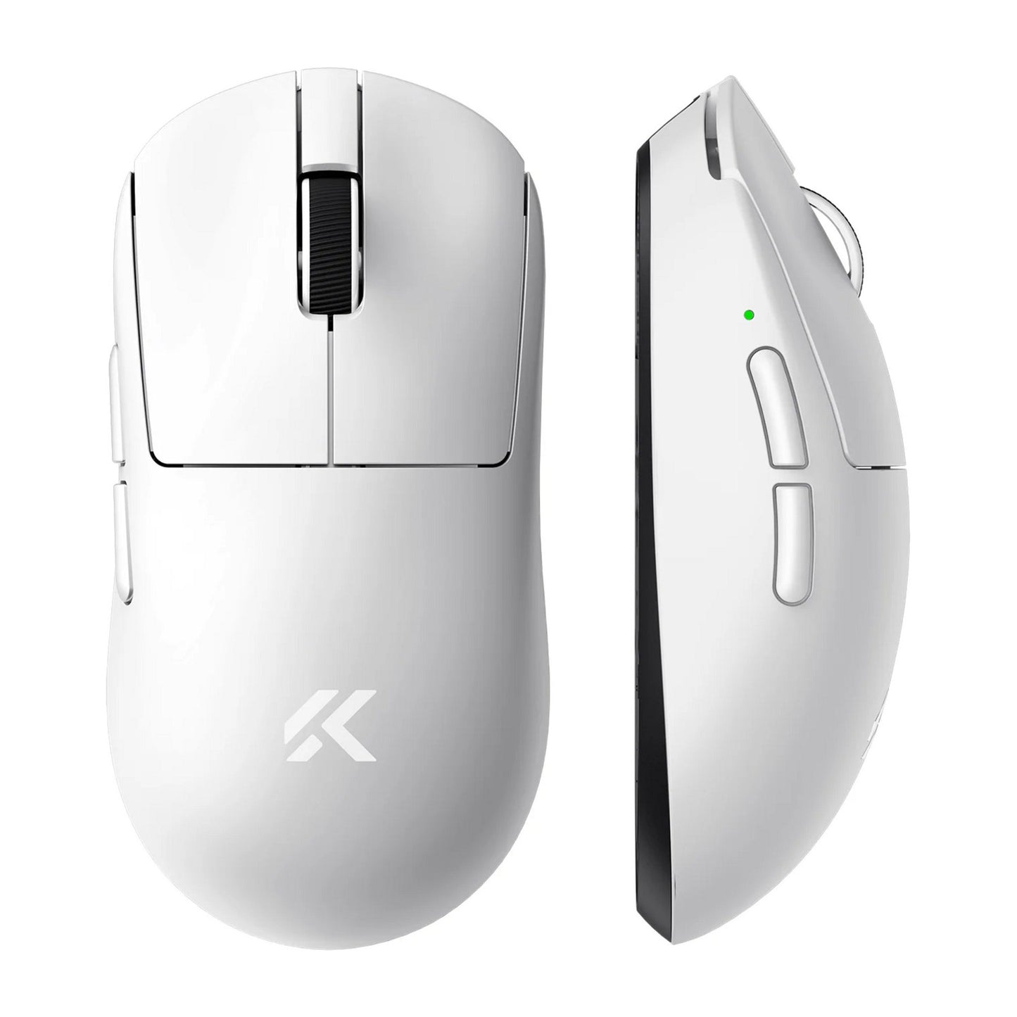 Mchose A7 v2 Ultra Gaming-Maus (weiß, 42000 dpi, 2,4 GHz Bluetooth USB-C)