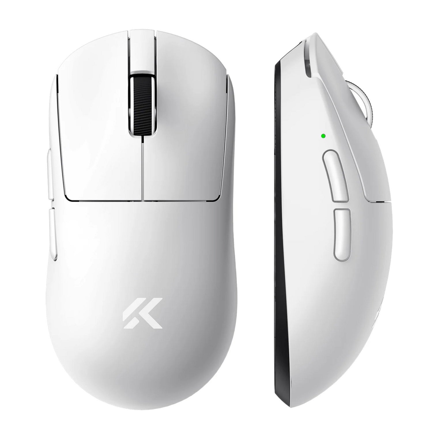 Mchose A7 v2 Ultra Gaming-Maus (weiß, 42000 dpi, 2,4 GHz Bluetooth USB-C)