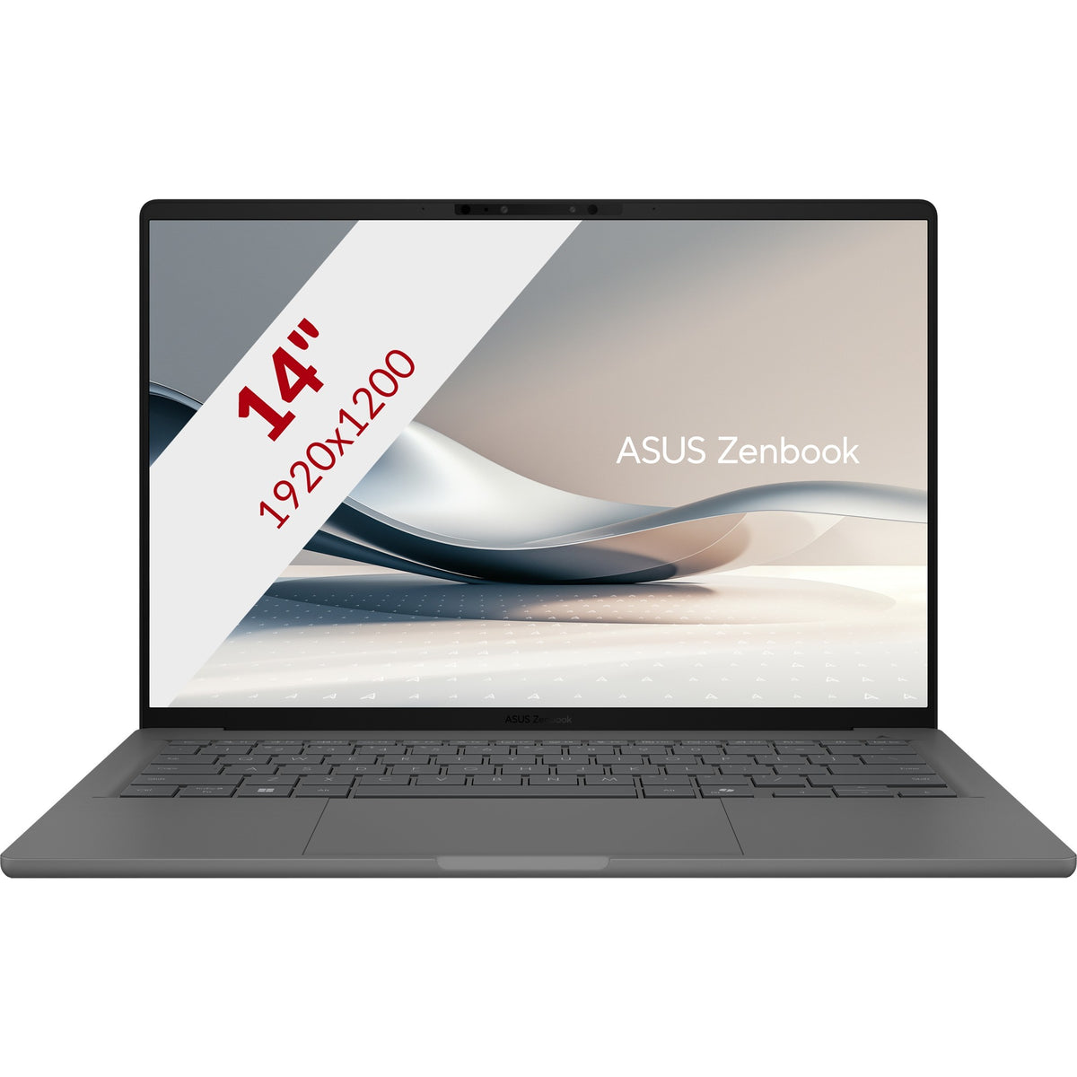 Asus ZenBook A14 UX3407QA-QD237W 14 Copilot+ Laptop (Grau | Snapdragon X1-26-100 | Adreno GPU | 16 GB | 1 TB SSD)