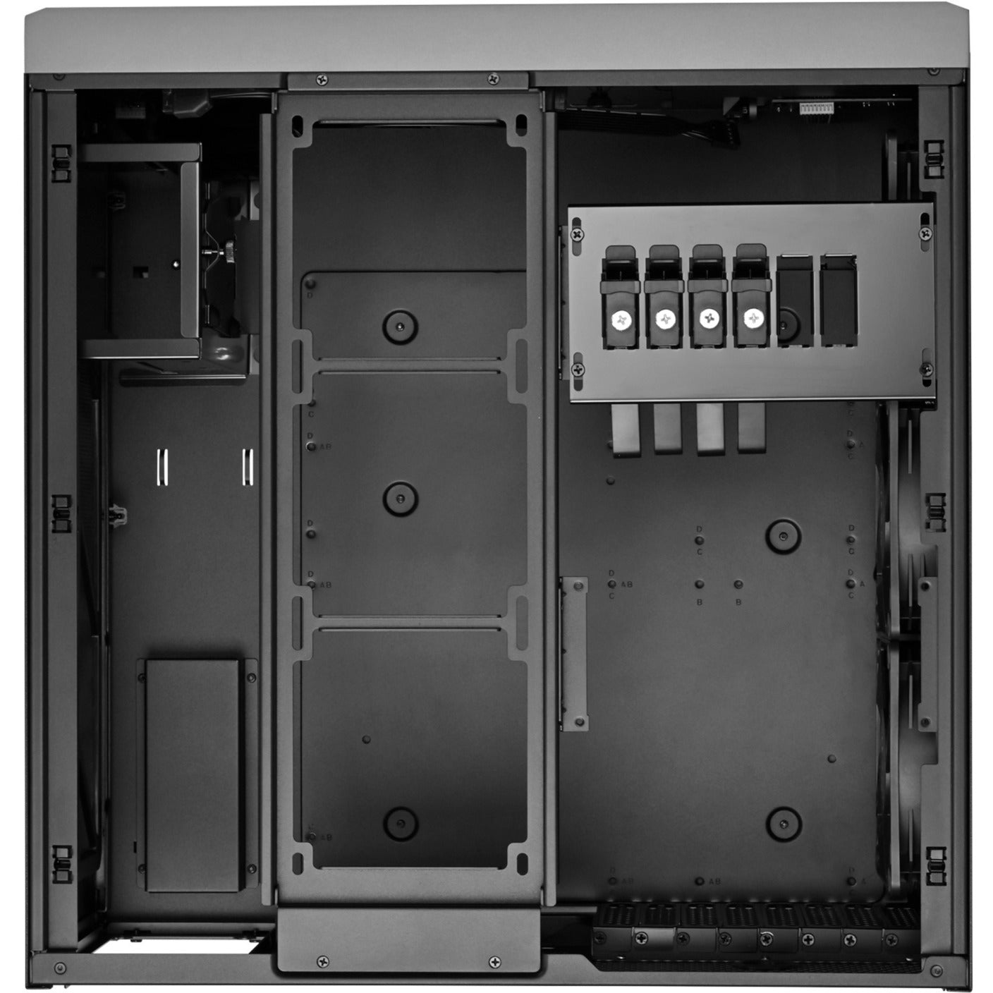 Silverstone Crown 04 HTPC-Gehäuse (dunkelgrau | 4x USB-A | 1x USB-C)