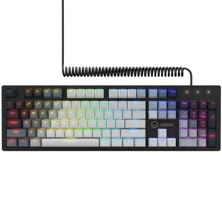 Lorgar Azar 514, Gaming-Tastatur (weiß, US-Layout, Logar Dream, RGB)