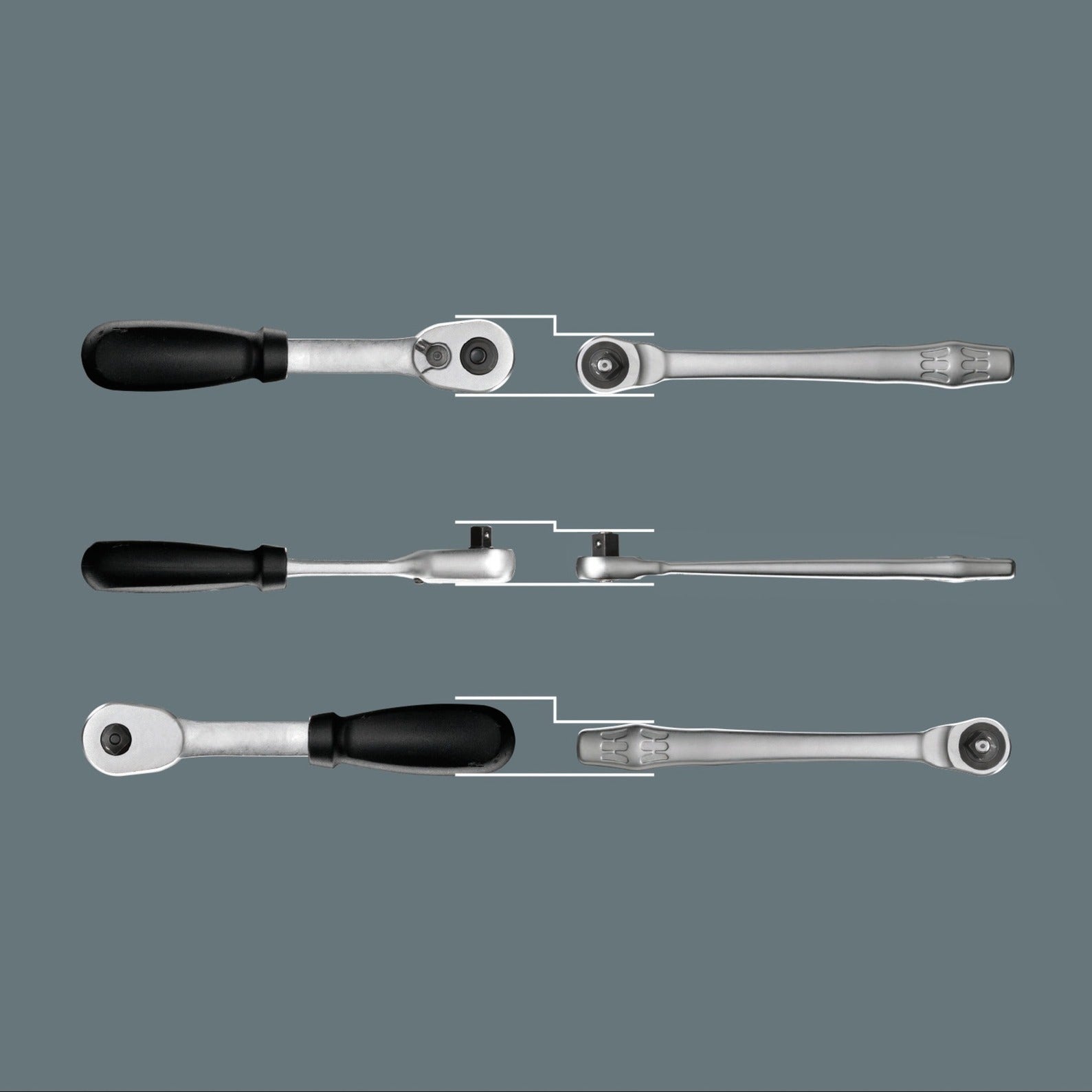 WAA 8100 SA 10 Zyklop Metall RETEST SET, 1 4