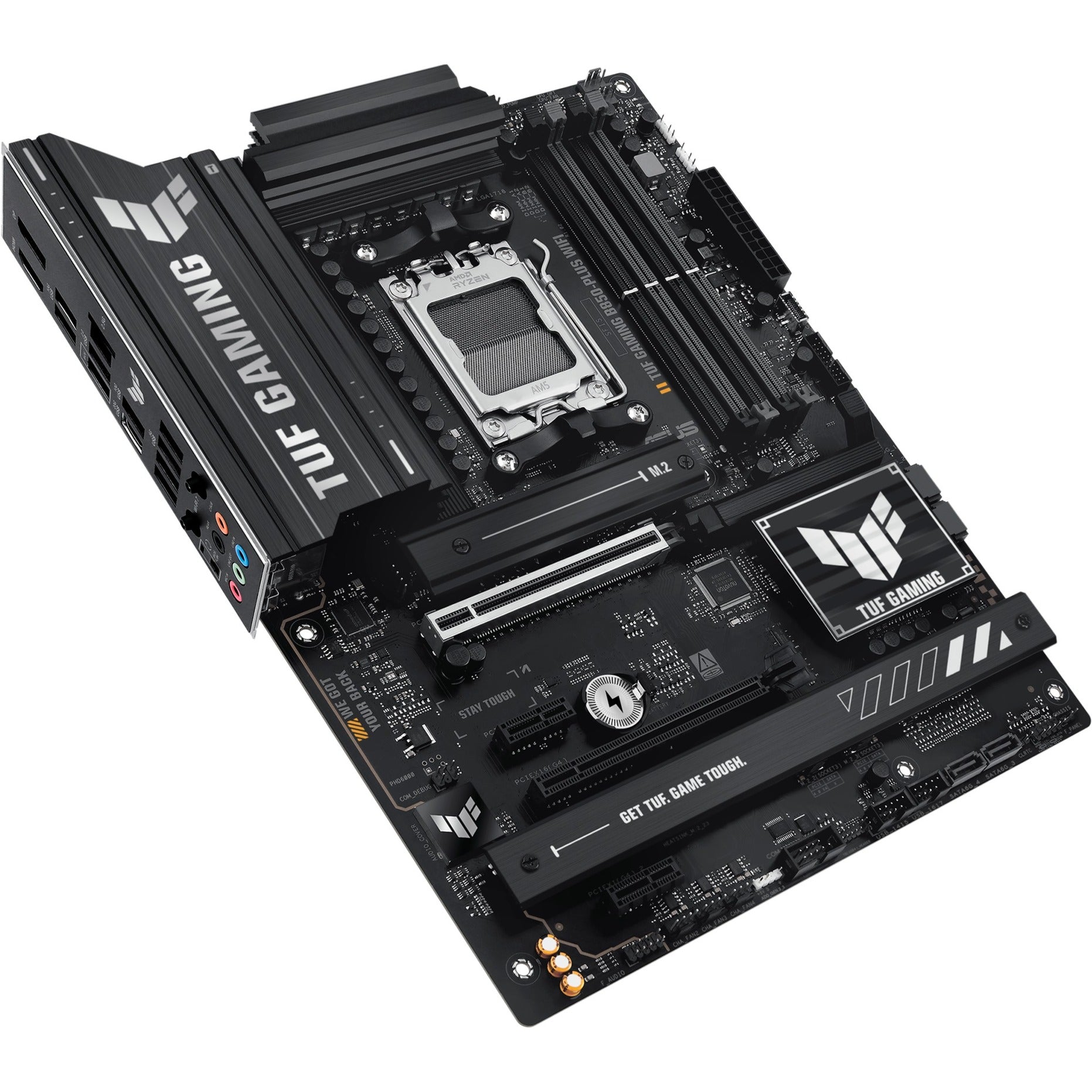 Asus Tuf Gaming B850-Plus Wi-Fi Sockel AM5 Motherboard (RAID, 2,5 GB-LAN, Wi-Fi 7, BT, Sound, ATX)