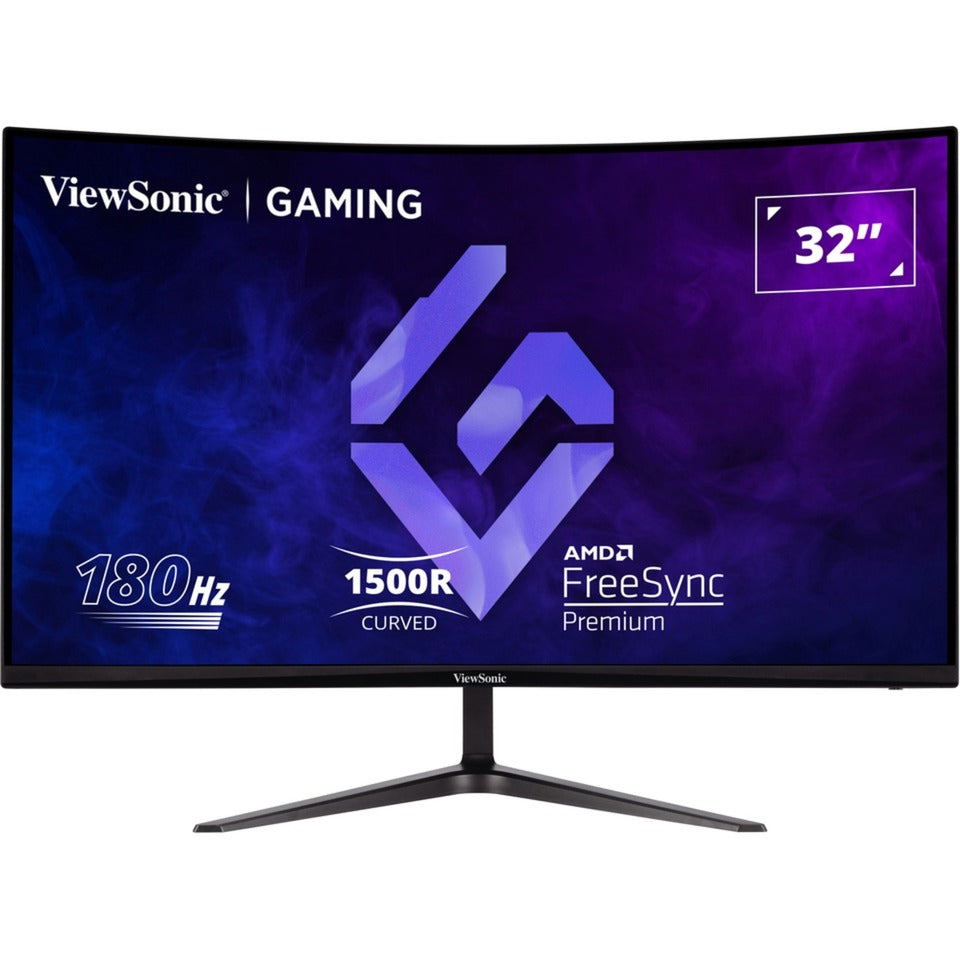 Viewsonic vx3218-pc-mhd 32 gebogener Gaming-Monitor (schwarz, 2x HDMI, 1x Display-Port, 180 Hz)