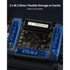 Terramaster f2-425 plus NAS (weiß, 2x 5GBe, HDMI, USB)