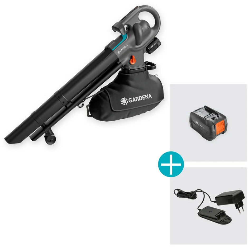 Gardena Akku-Laubbläser PowerJet 18V P4A Set
