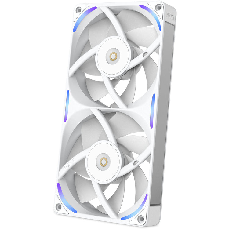 Nzxt f240x RGB-Gehäuselüfter (weiß, 2 Stück, 240 x 120 x 30 mm, PWM)