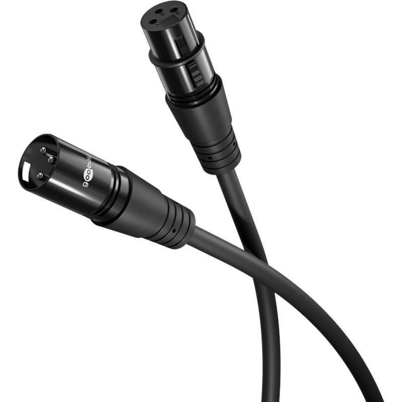 Goobay XLR-Verbindungskabel (schwarz, 15 Meter)