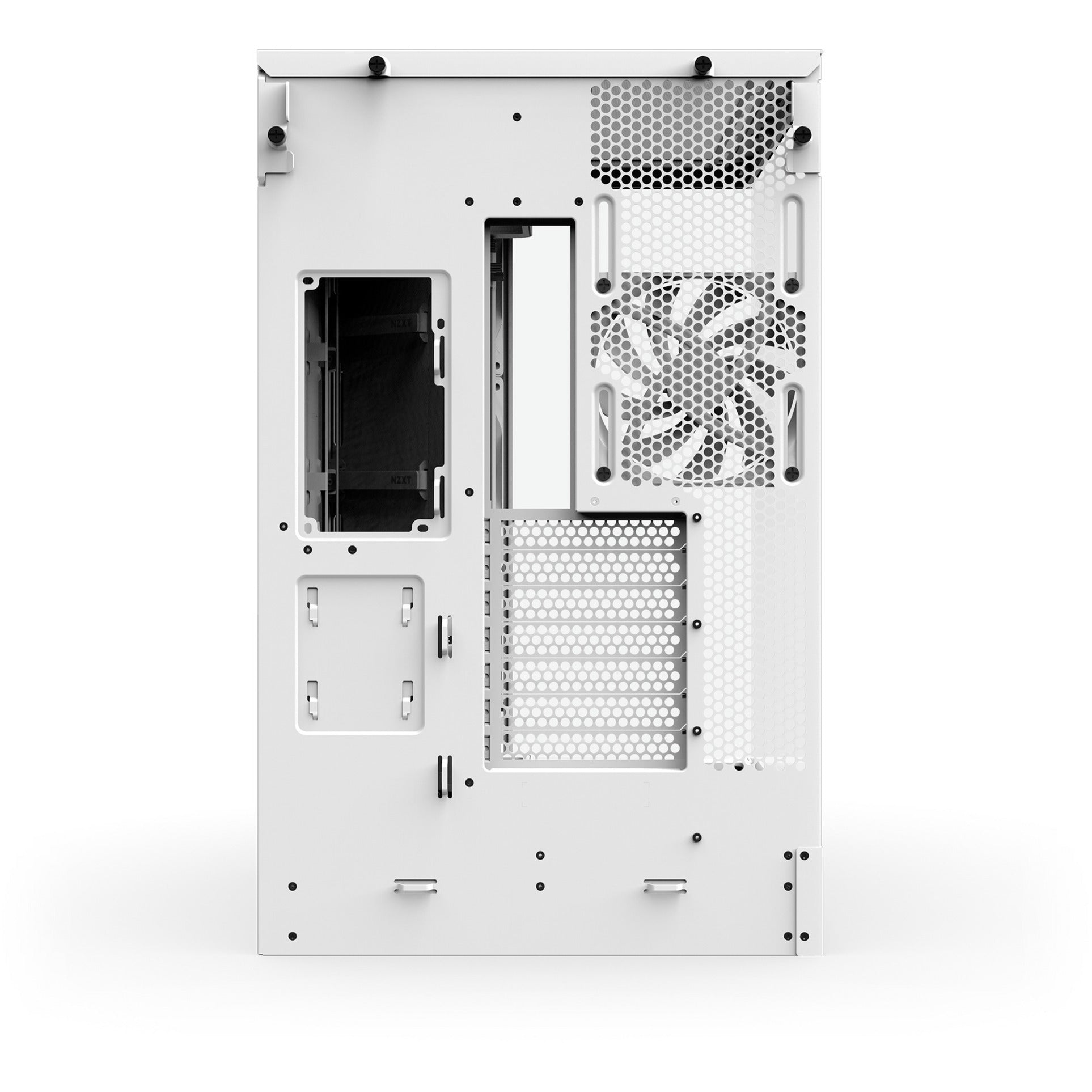 Nzxt h9 flow Midi-Tower-Gehäuse (weiß (matt) | 2x USB-A | 1x USB-C | gehärtetes Glas)