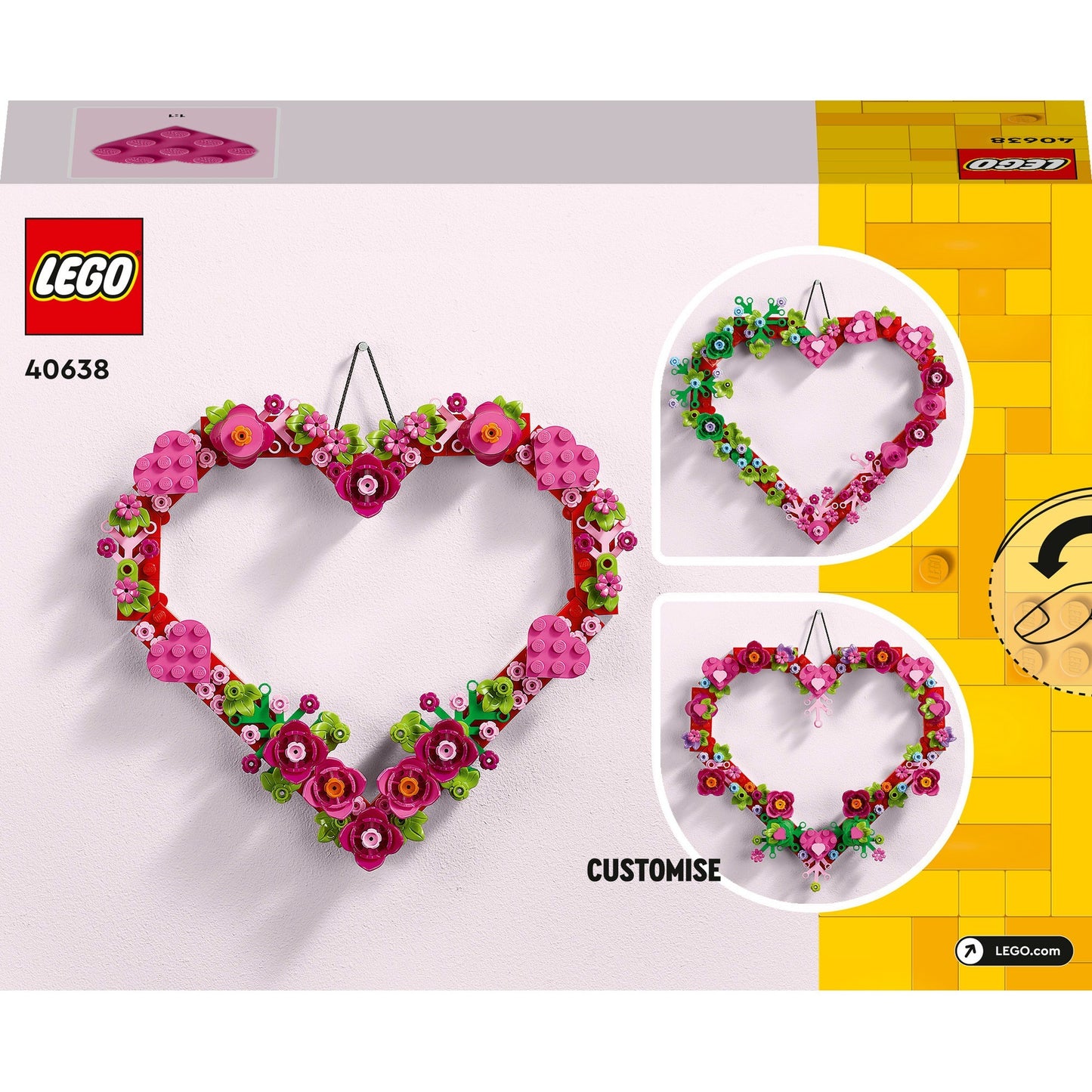 LEGO 40638 Jahreszeiten und Anlässe Herz -verpfändete Dekoration