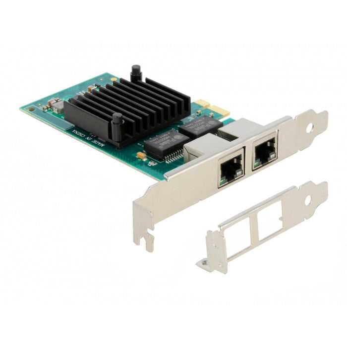 Delock PCI Express X1 -Karte 2 x RJ45 Gigabit Lan i350