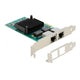 Delock PCI Express X1 -Karte 2 x RJ45 Gigabit Lan i350