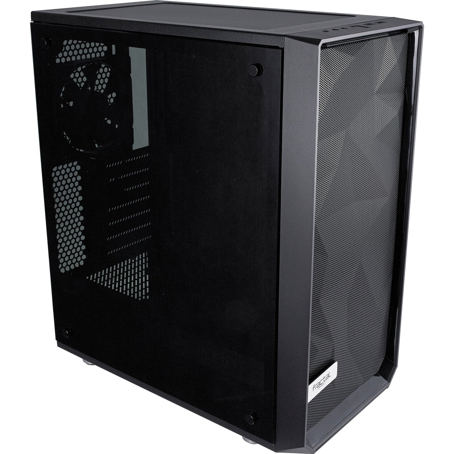 Fraktales Design meshify c dunkle getemperte Glas