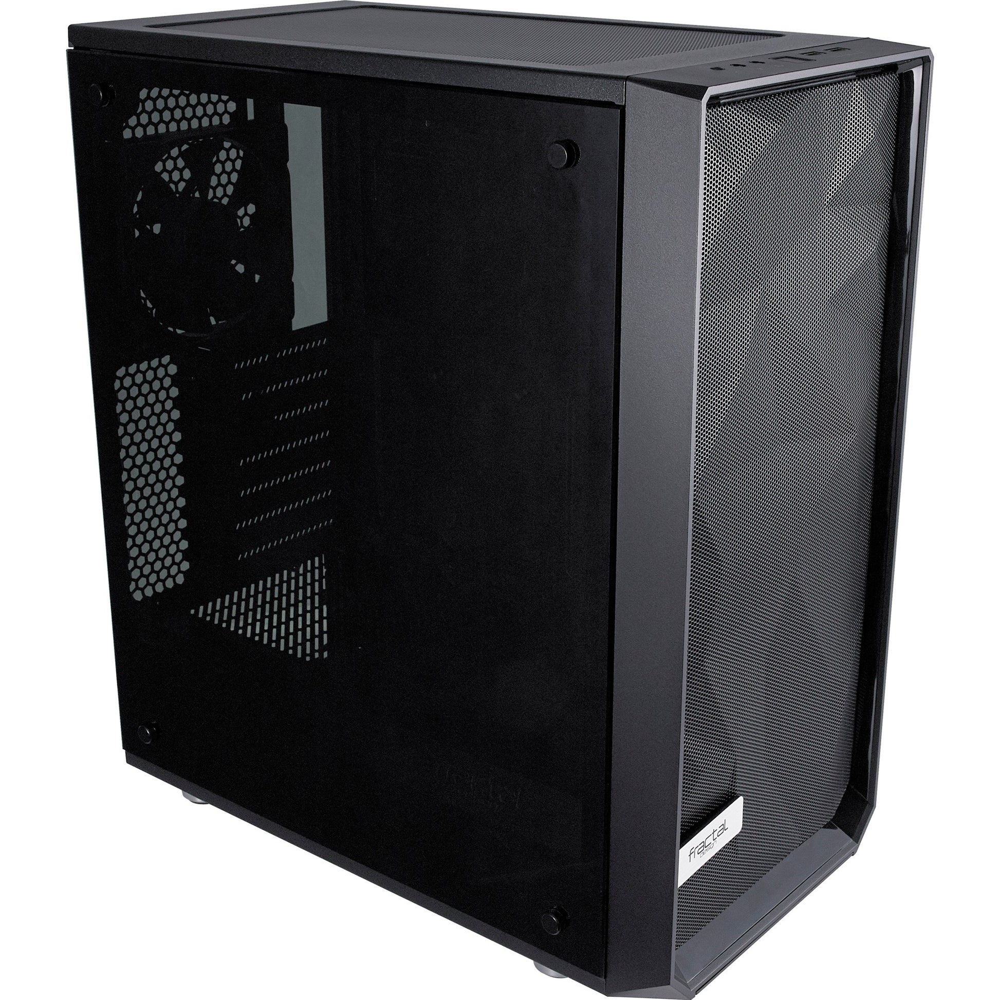Fraktales Design meshify c dunkle getemperte Glas