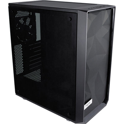 Fraktales Design meshify c dunkle getemperte Glas