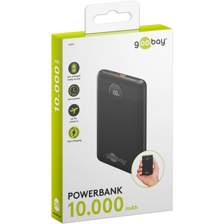 Goobay Powerbank Compact 10.000 mah