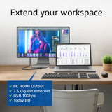 ACT-Konnektivität USB-C 4K 8K 60 Hz DockingStation - afbeelding 10