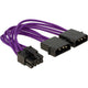 Delock -Ernährungskabel 8 Pin EPS> 2 x 4 PIN