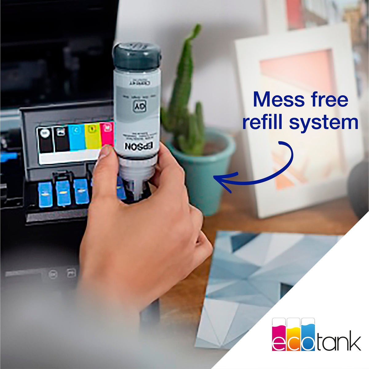 Epson ecotank et-8550 All-in-One-Tintenstrahldrucker (Schwarz, USB, WLAN, Scannen, Kopieren)
