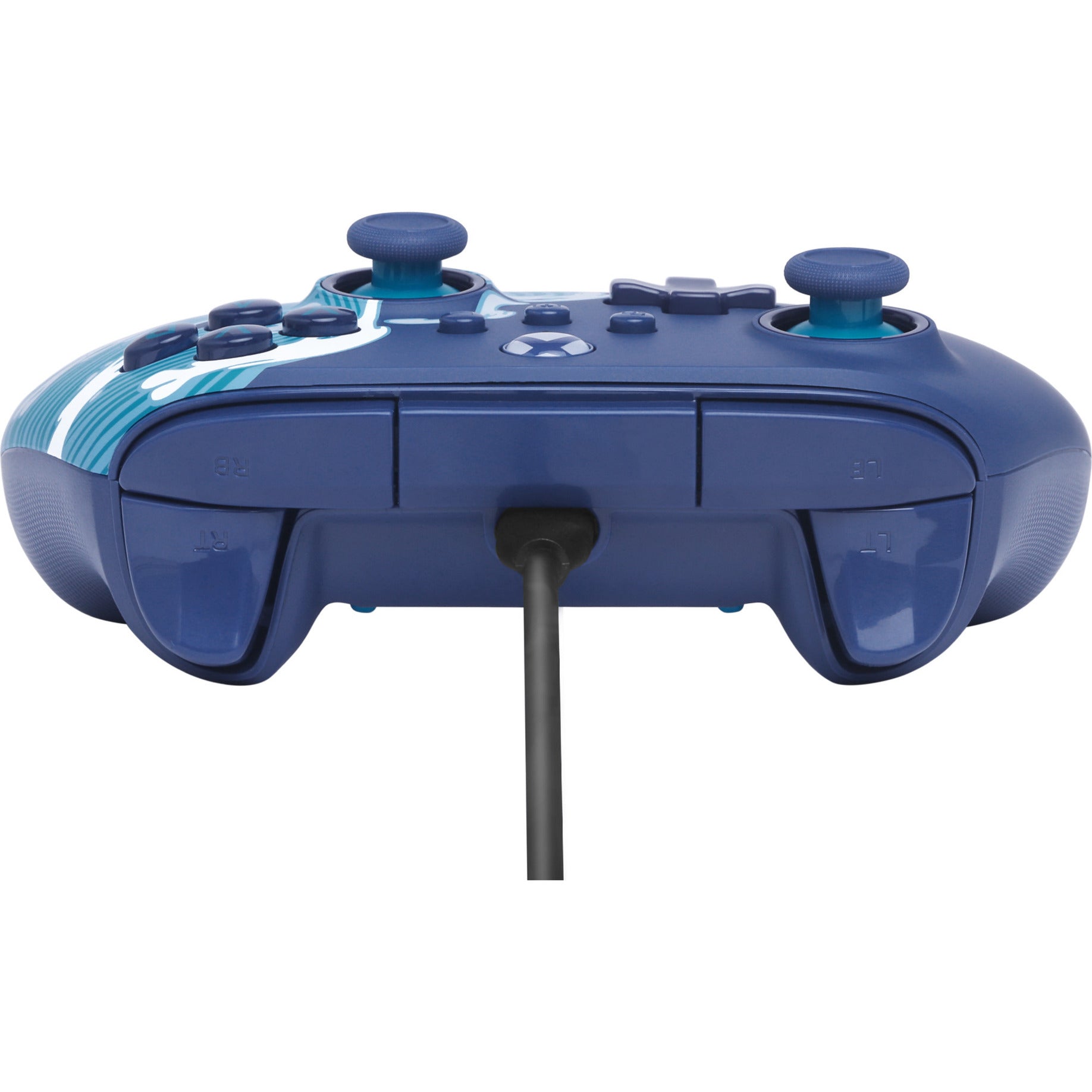 Powera Advantage Controller mit Kabel für die Xbox Series X|s – Water Wave (Azurblau, Xbox Series X|s, Xbox One, PC)
