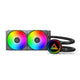 Montech Lightflow ArGB 240 Wasserkühlung (schwarz)