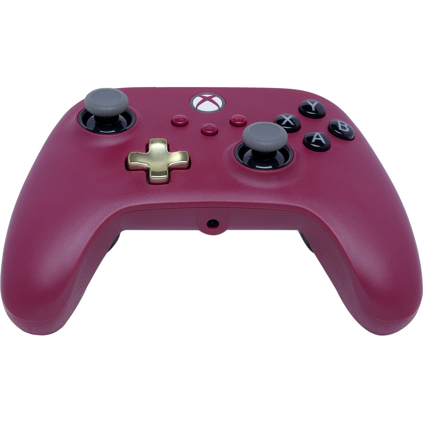 Powera Advantage Plus Kabelgebundener Controller für Xbox Series X|s – Ruby (Dunkelrot, Xbox Series X|s, Xbox One, PC)