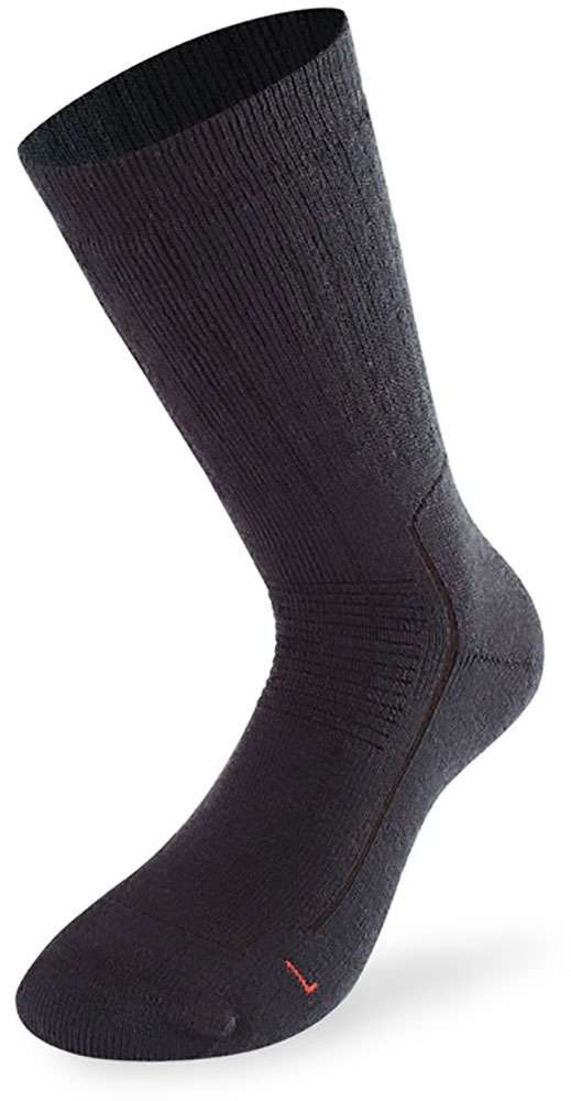 Lenz Walking Socken Trekking 6.0 Merino Wolle Polyacryl Schwarz Größe 35-38