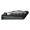 Hator Skyfall Pro Wireless, Gaming-Tastatur (schwarz, US-Layout, Hator Aurum Vanilla Silent, 80 % (TKL), RGB, Double-Shot PBT, Hot-Swap, 2,4 GHz Bluetooth USB-C)
