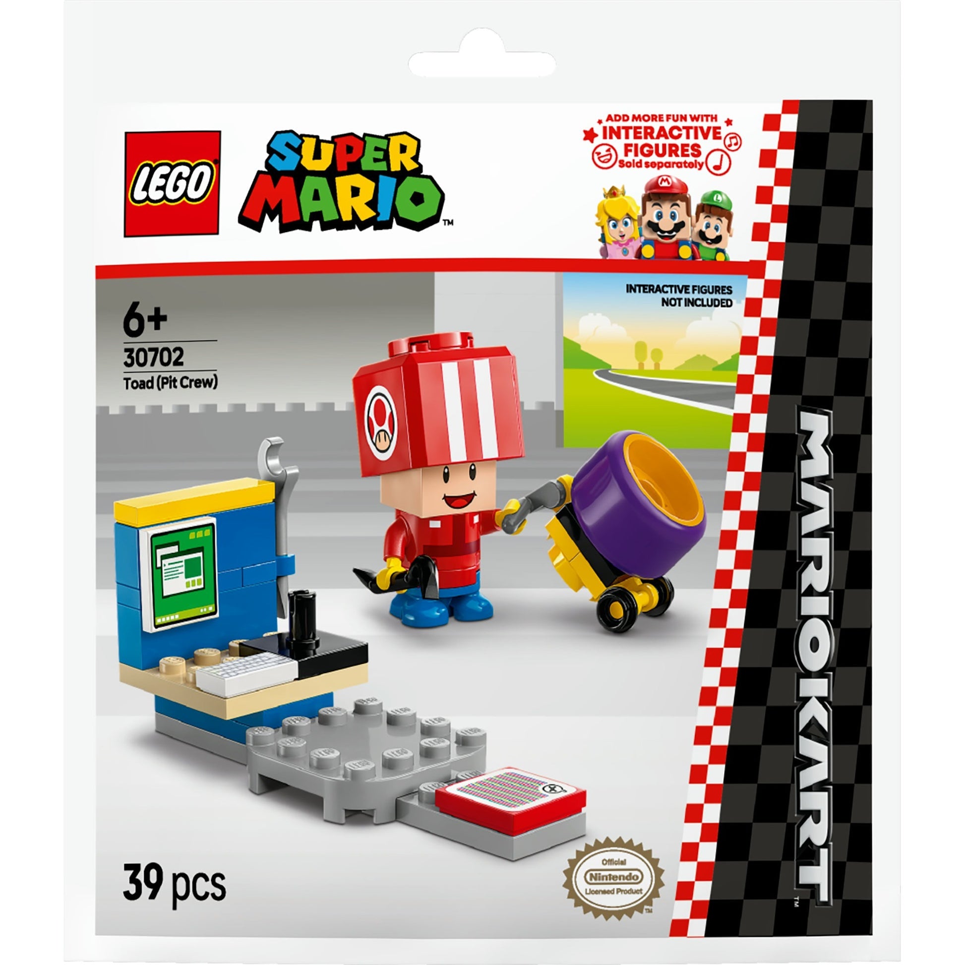 Lego Super Mario – Mario Kart – Kröte (Boxenstopp) Konstruktionsspielzeug (30702)