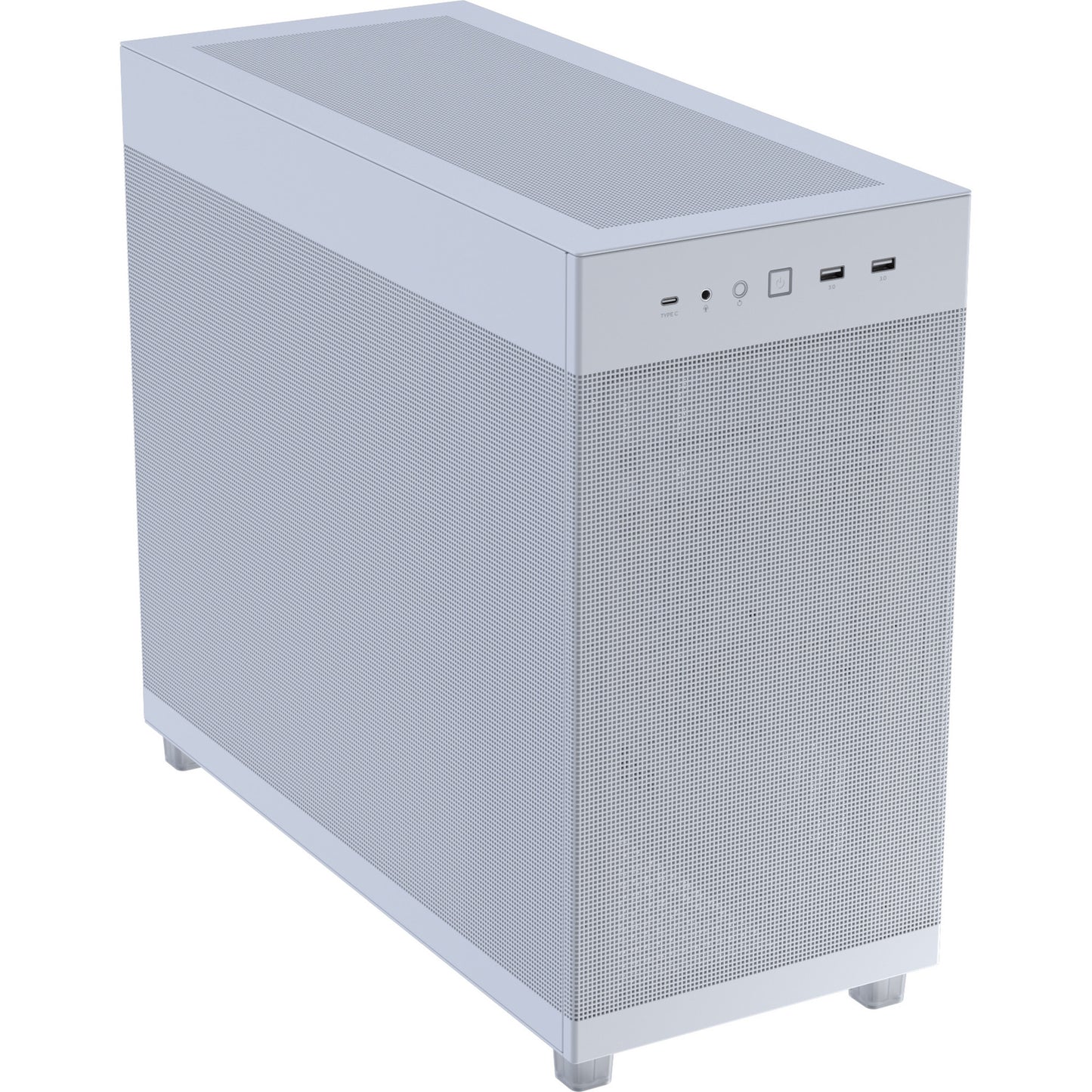 Asus Prime Ap303 - Mesh Panel Midi Tower Gehäuse (weiß | 2x USB-A | 1x USB-C)