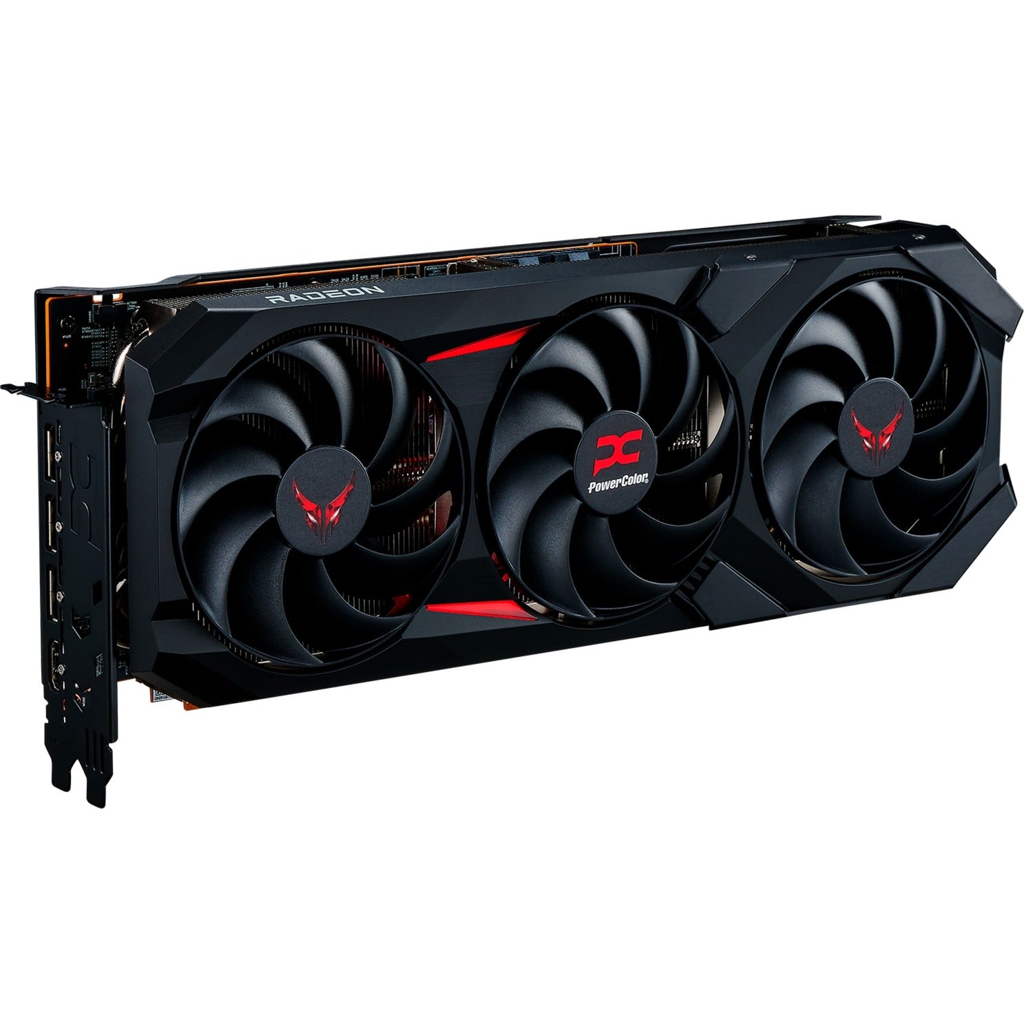 Powercolor Radeon RX 9070 Red Devil 16GB OC Grafikkarte (schwarz, RDNA4, GDDR6, 3x Display Port, 1x HDMI)