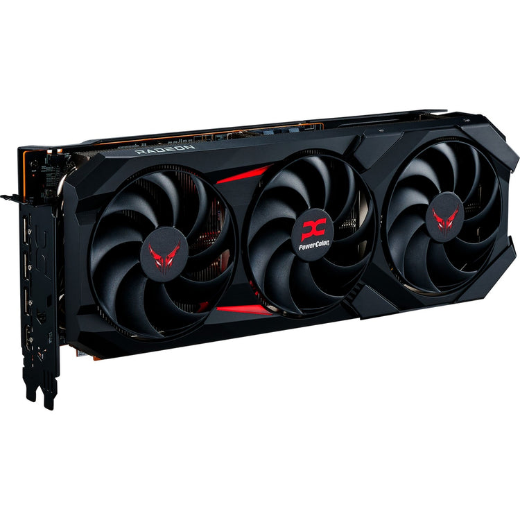Powercolor Radeon RX 9070 Red Devil 16GB OC Grafikkarte (schwarz, RDNA4, GDDR6, 3x Display Port, 1x HDMI)