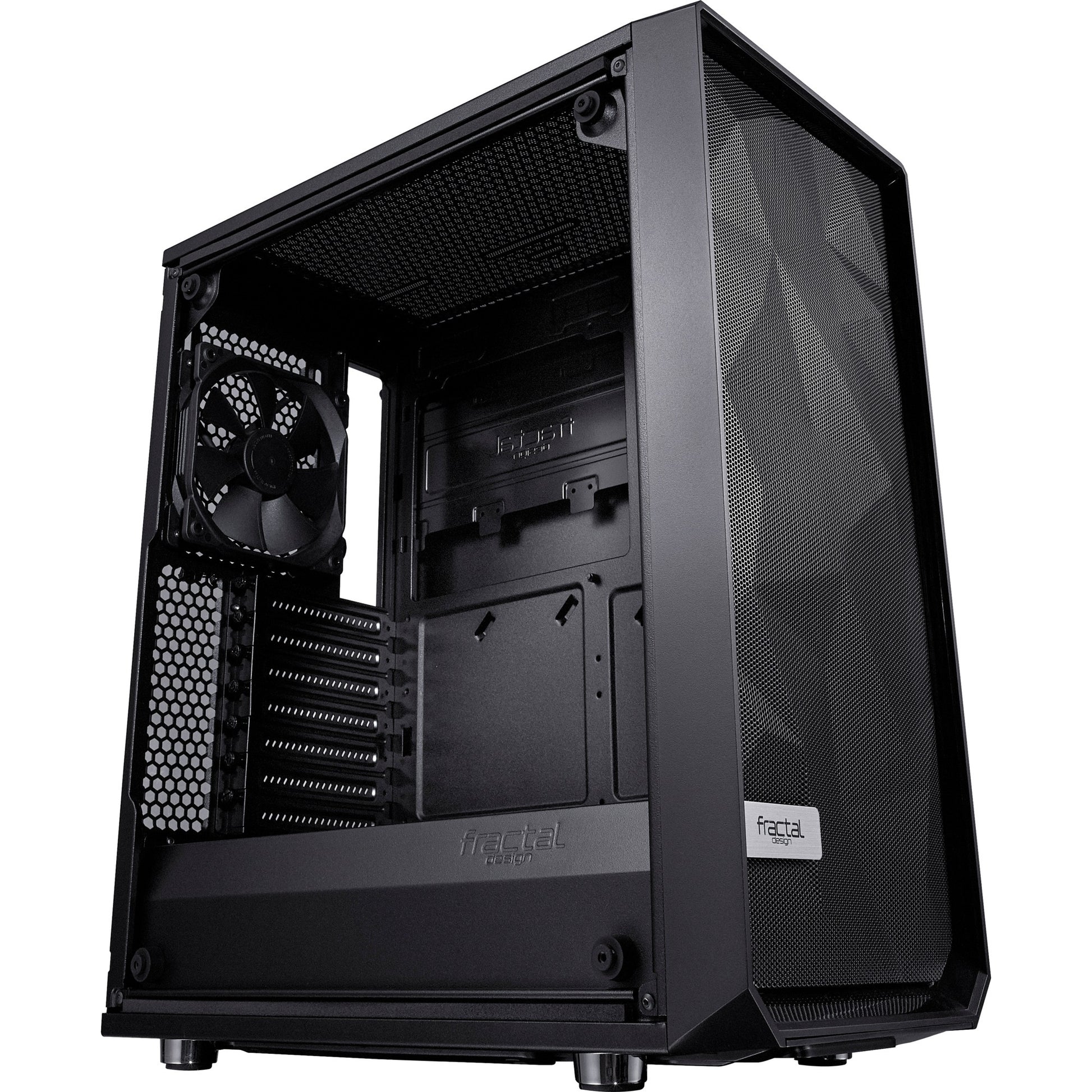 Fraktales Design meshify c dunkle getemperte Glas
