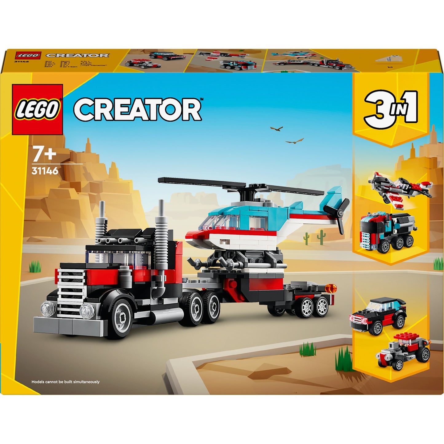 LEGO LEGO Creator 31146 LKW mit Hubschrauber