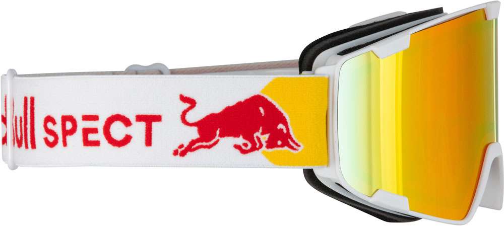 Red Bull Spect Eyewear Park-21re2 Orange mit rotem Spiegel – Skibrille