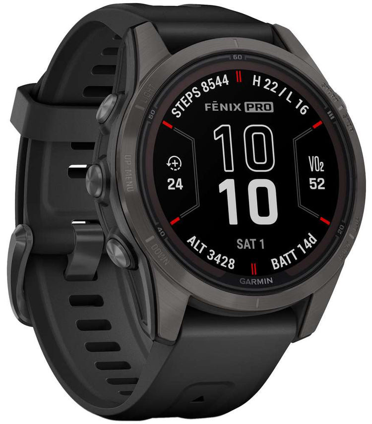 Garmin fenix® 7s pro – Sapphire Solar 42 mm Edition – GPS-Multisport-Smartwatch