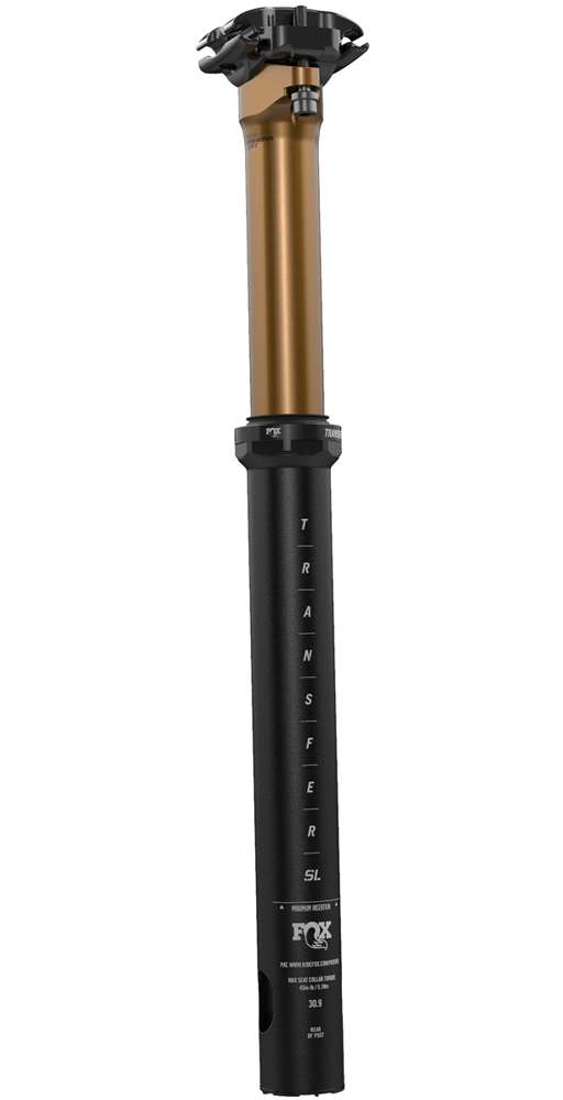 Werksinterne Dropper-Sattelstütze von Fox Racing Shox Transfer SL