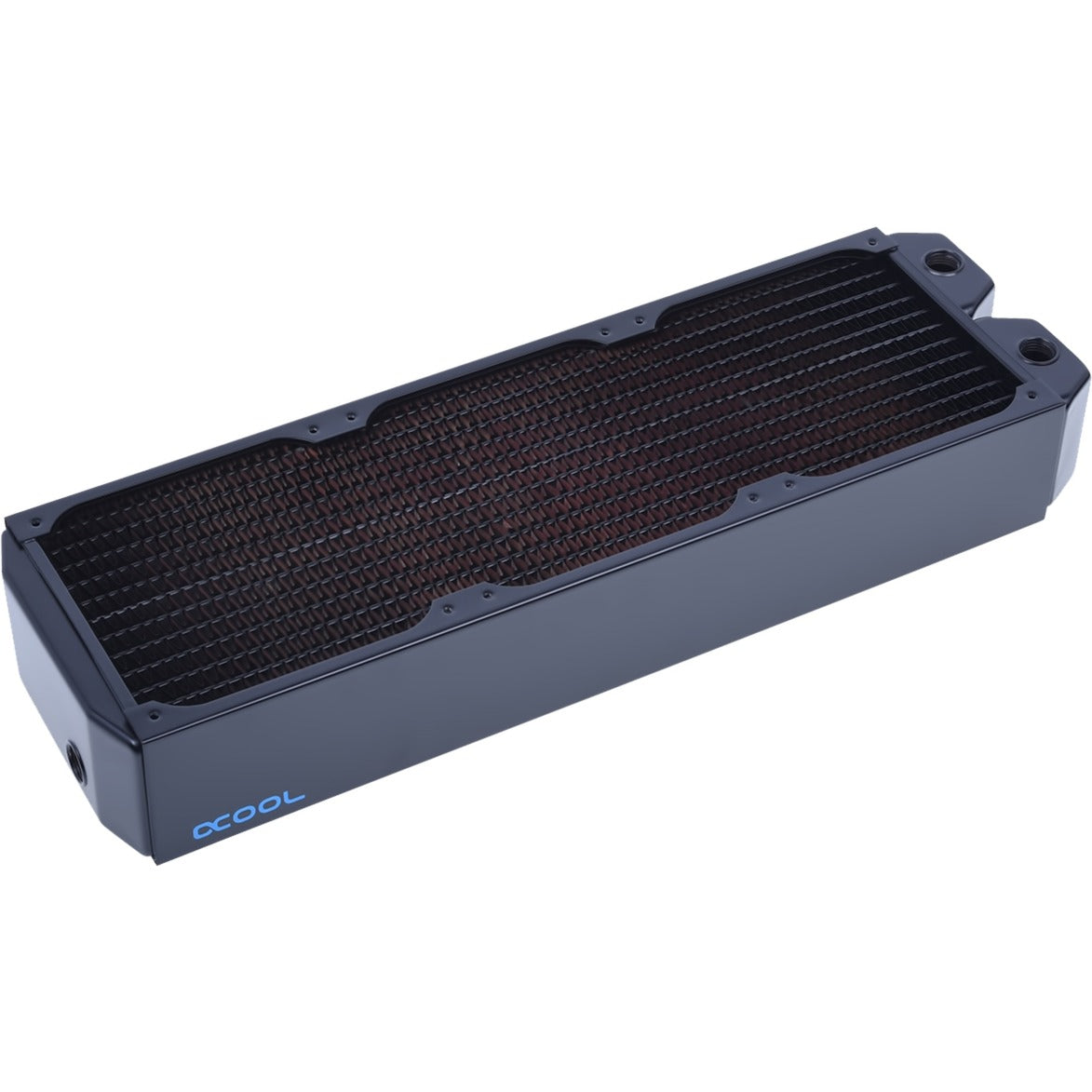 Alphacool nexxxos UT60 Vollkupfer 420-mm-Radiator (schwarz)