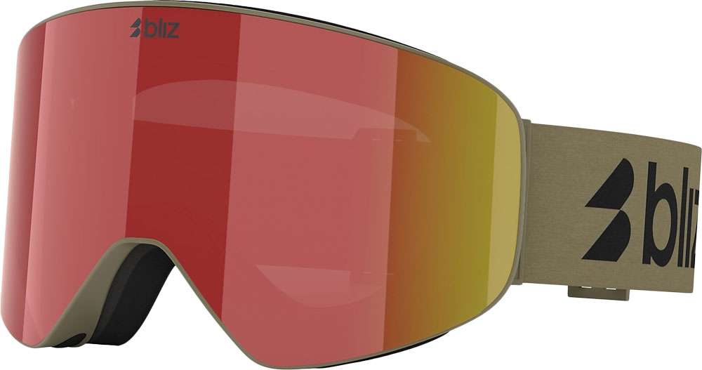 Bliz Flow Brown w Red Multi – Skibrille