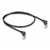 Delock RJ45 Network Cable Cat.6a S FTP Slim 90 ° nach oben