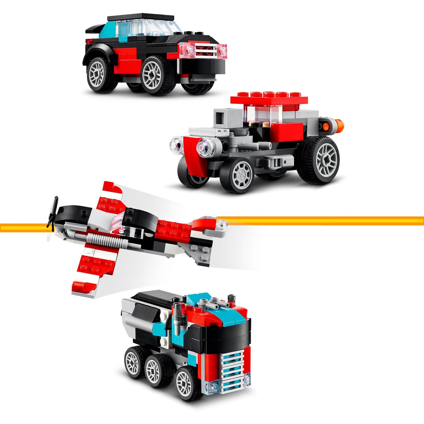 LEGO LEGO Creator 31146 LKW mit Hubschrauber