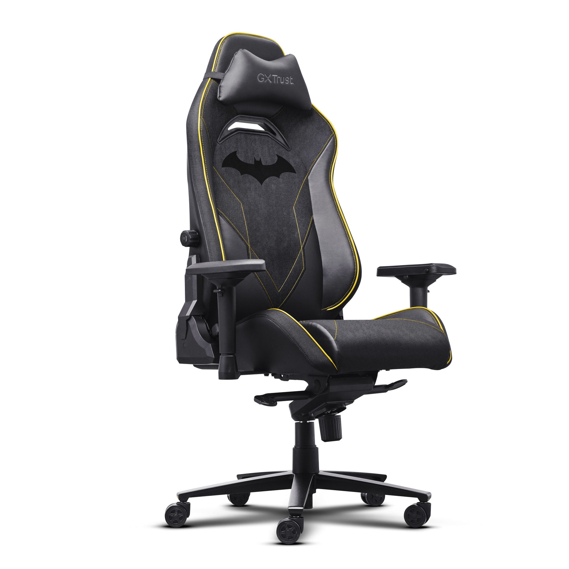 Trust GXT 721BM Ruya Pro Premium bequemer Gaming-Stuhl (Schwarz Gelb)