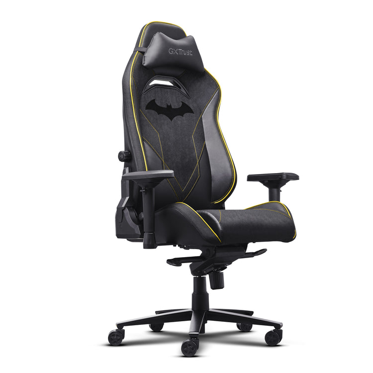 Trust GXT 721BM Ruya Pro Premium bequemer Gaming-Stuhl (Schwarz Gelb)