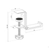 Neomounts ads11-171sl Headset-Halter (Silber)