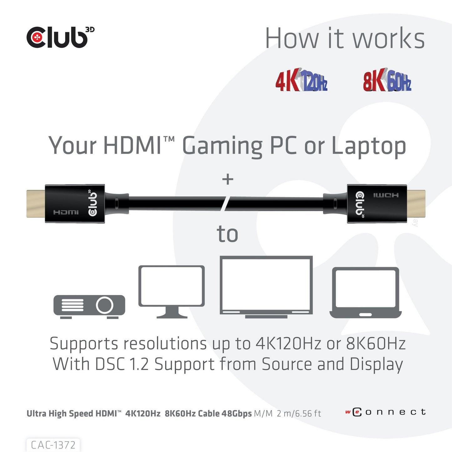 Club 3D Ultrahohling HDMI