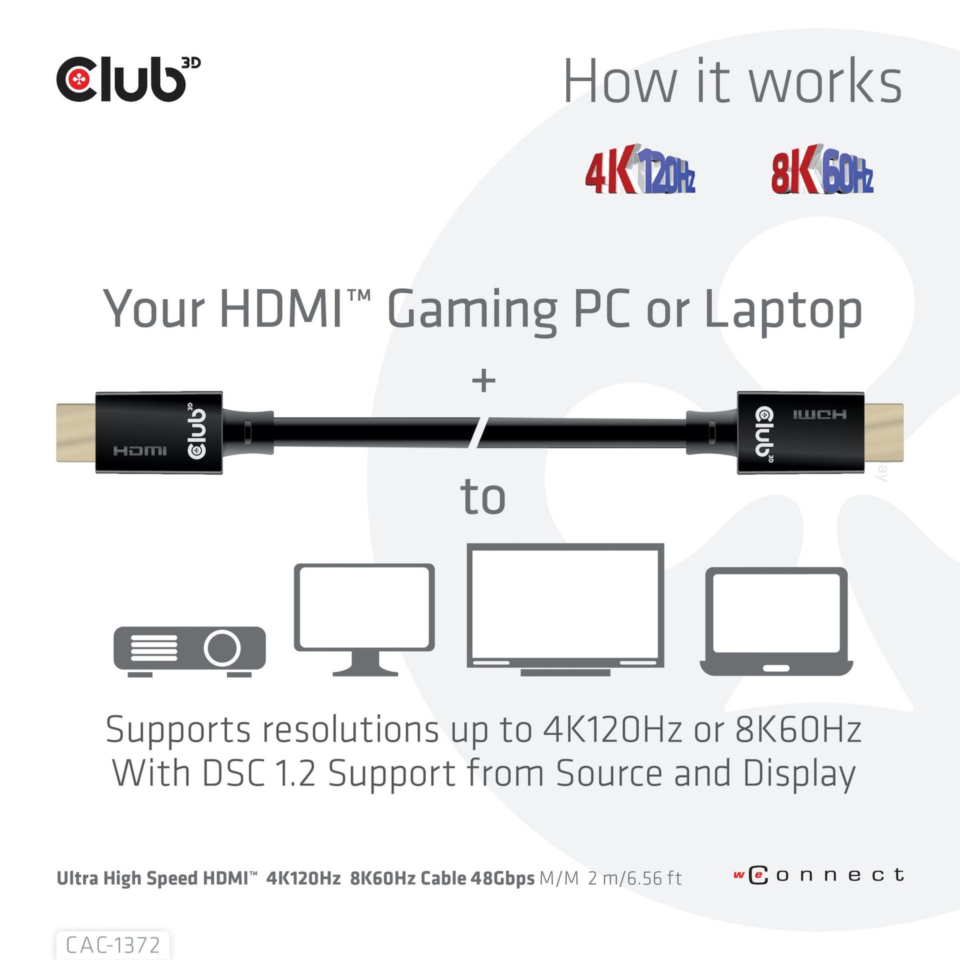 Club 3D Ultrahohling HDMI