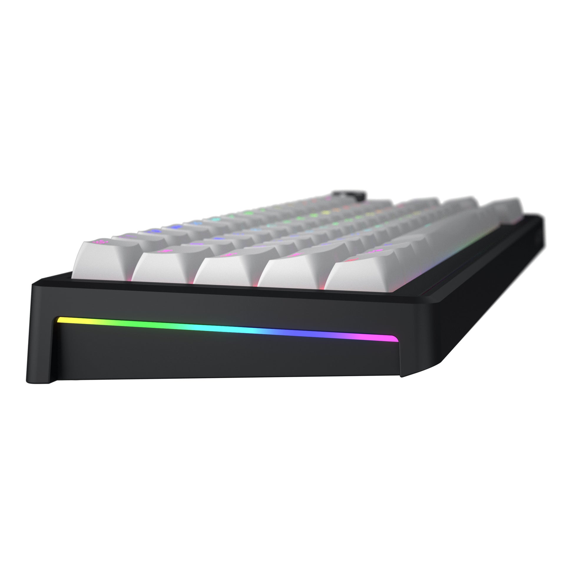 Hator Skyfall Mag Ultra 8K, Gaming-Tastatur (Schwarz, US-Layout, Hator Aurum Ice, 65 %, RGB, Double-Shot PBT, Hot-Swap)