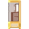 Thermaltake View 600 tg butter caramel Big-Tower-Gehäuse (gelb | 2x USB-A | 1x USB-C | gehärtetes Glas)