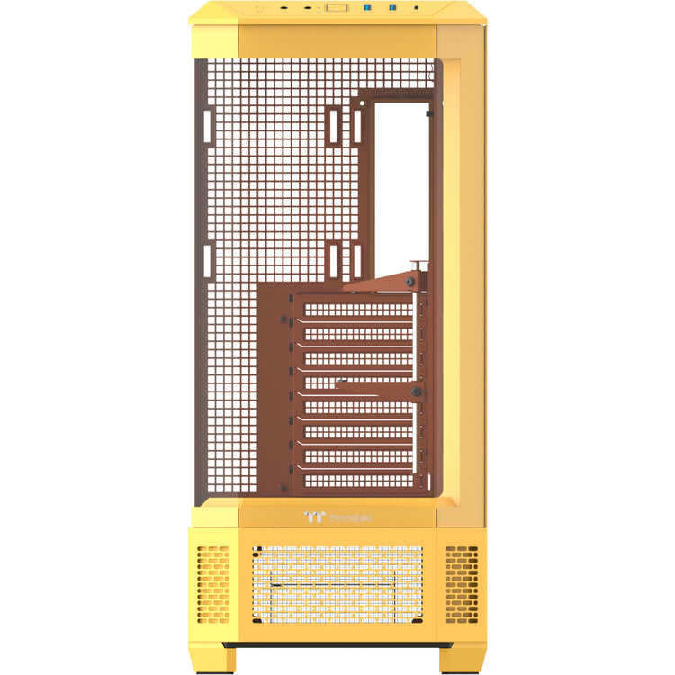 Thermaltake View 600 tg butter caramel Big-Tower-Gehäuse (gelb | 2x USB-A | 1x USB-C | gehärtetes Glas)