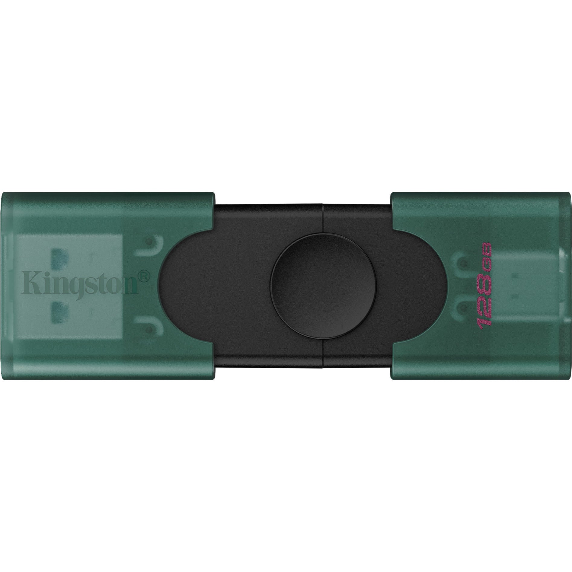 Kingston Data Traveller Duo 128 GB USB-Stick (grün schwarz, dtdeg2 128 GB)